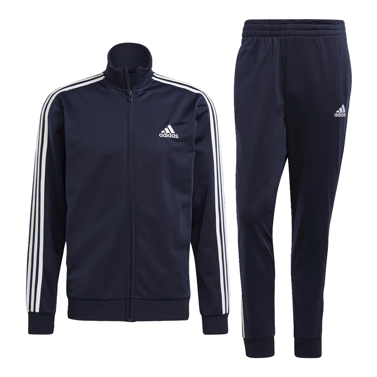 Somber volwassen afdeling Adidas Essentials 3-Stripes Heren Trainingspak van trainingspakken