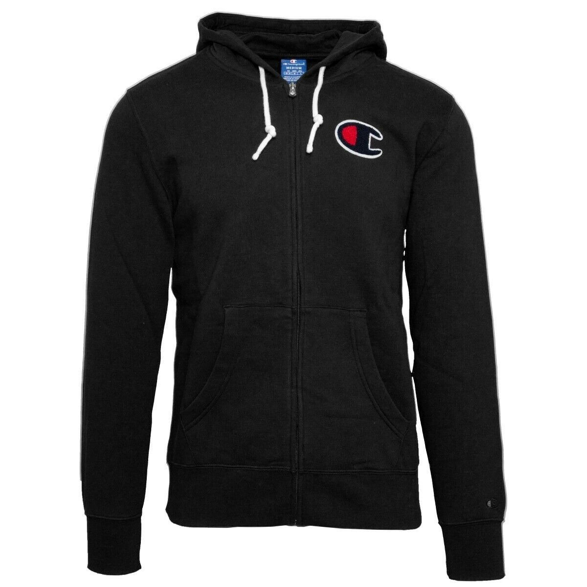 champion hooded full zip sweatshirt