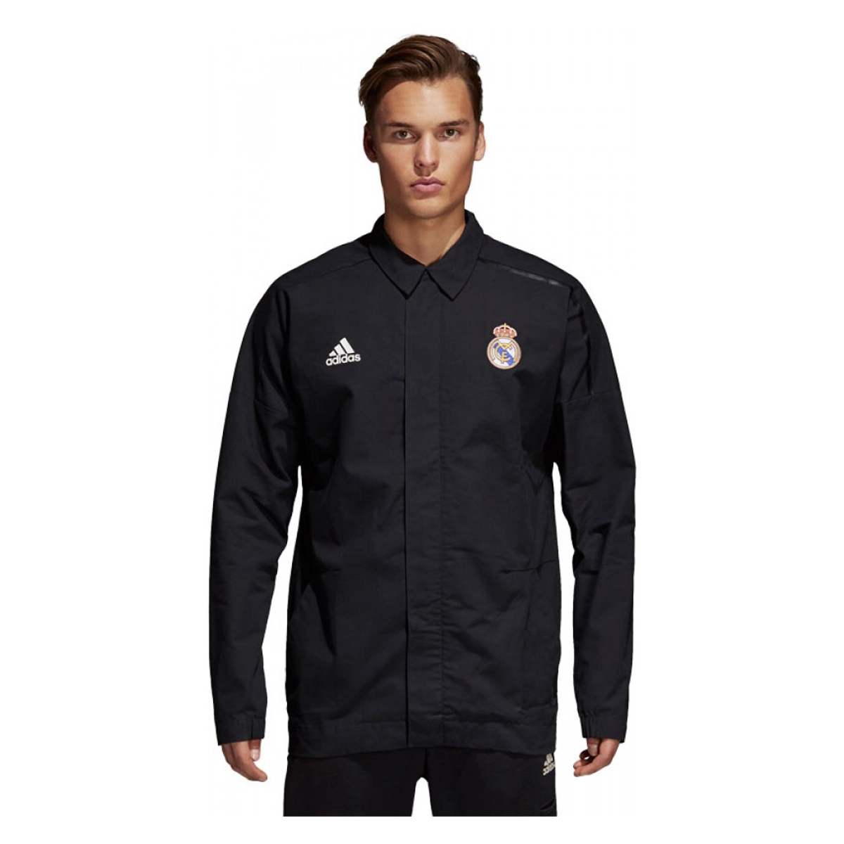 Real Madrid ZNE Woven Jacket van voetbal trainingsjacks