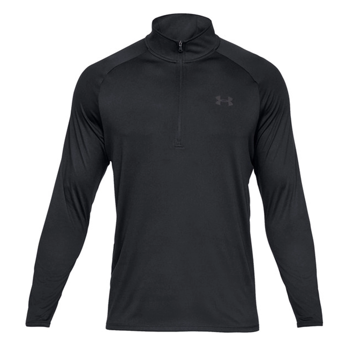 under armour half zip black